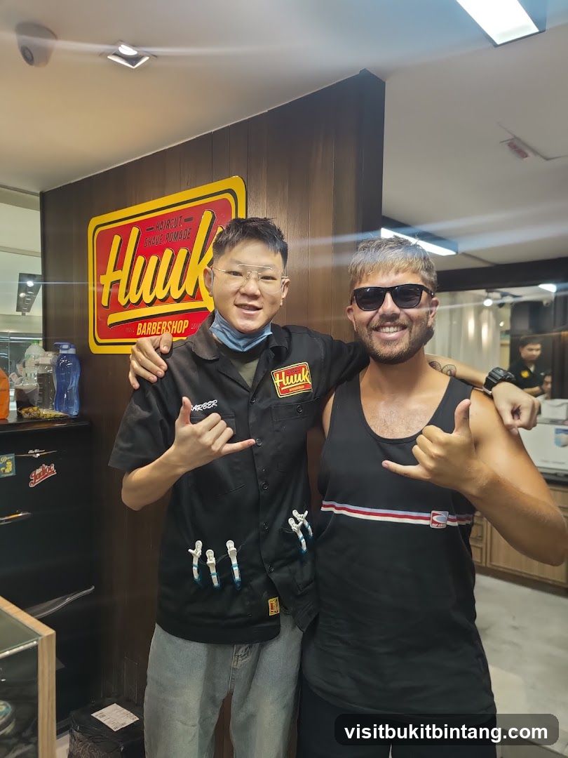 Barbershop Staff and Customer