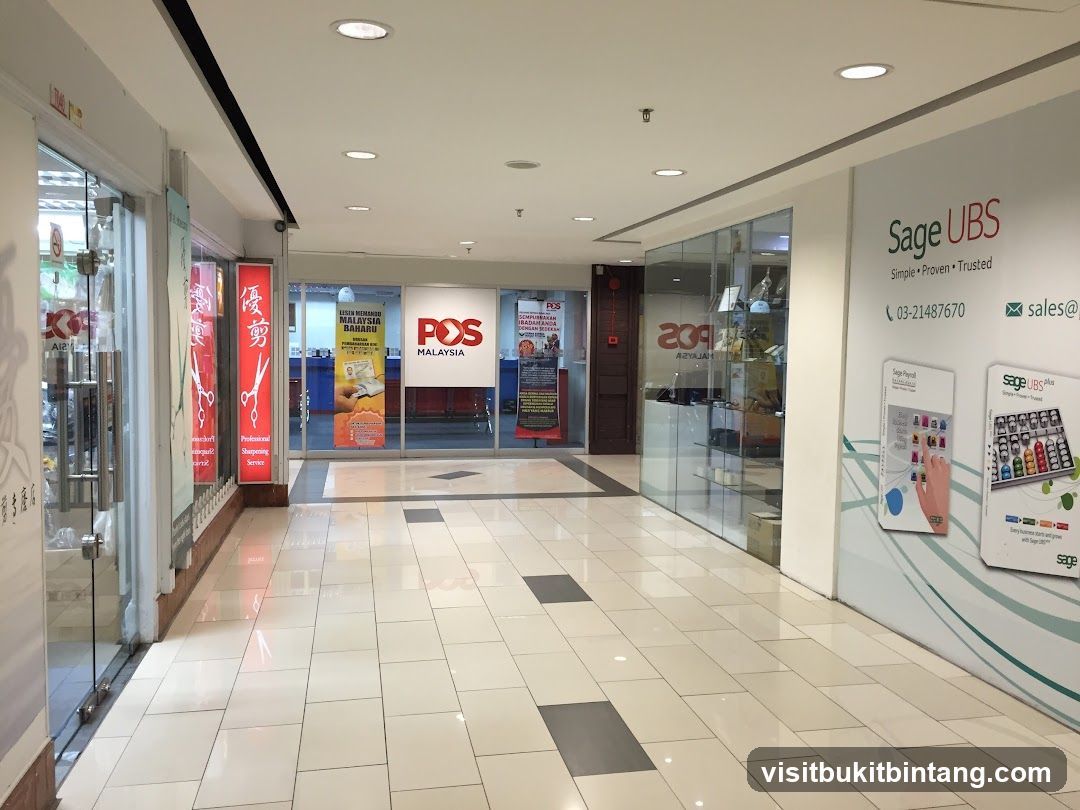 Mall Interior with Shops