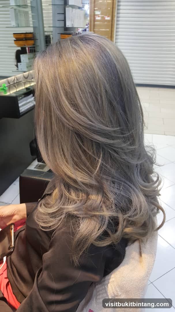 Woman with Ash Blonde Hair