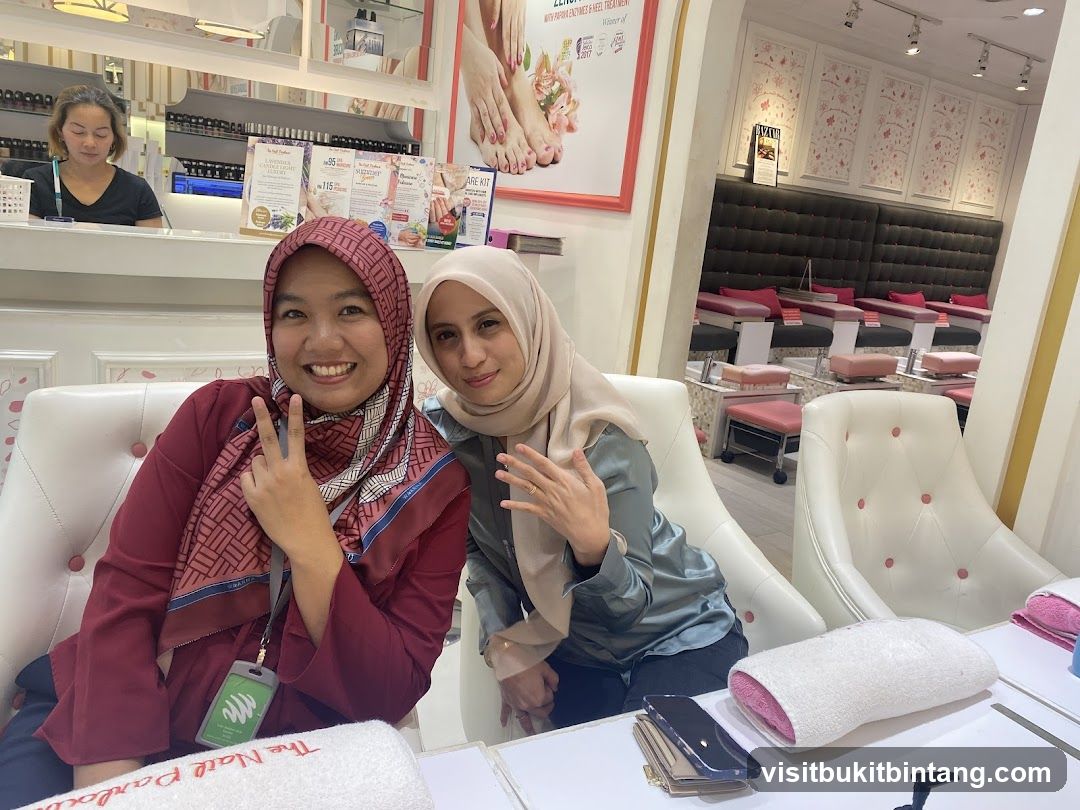 Two Women at a Nail Salon