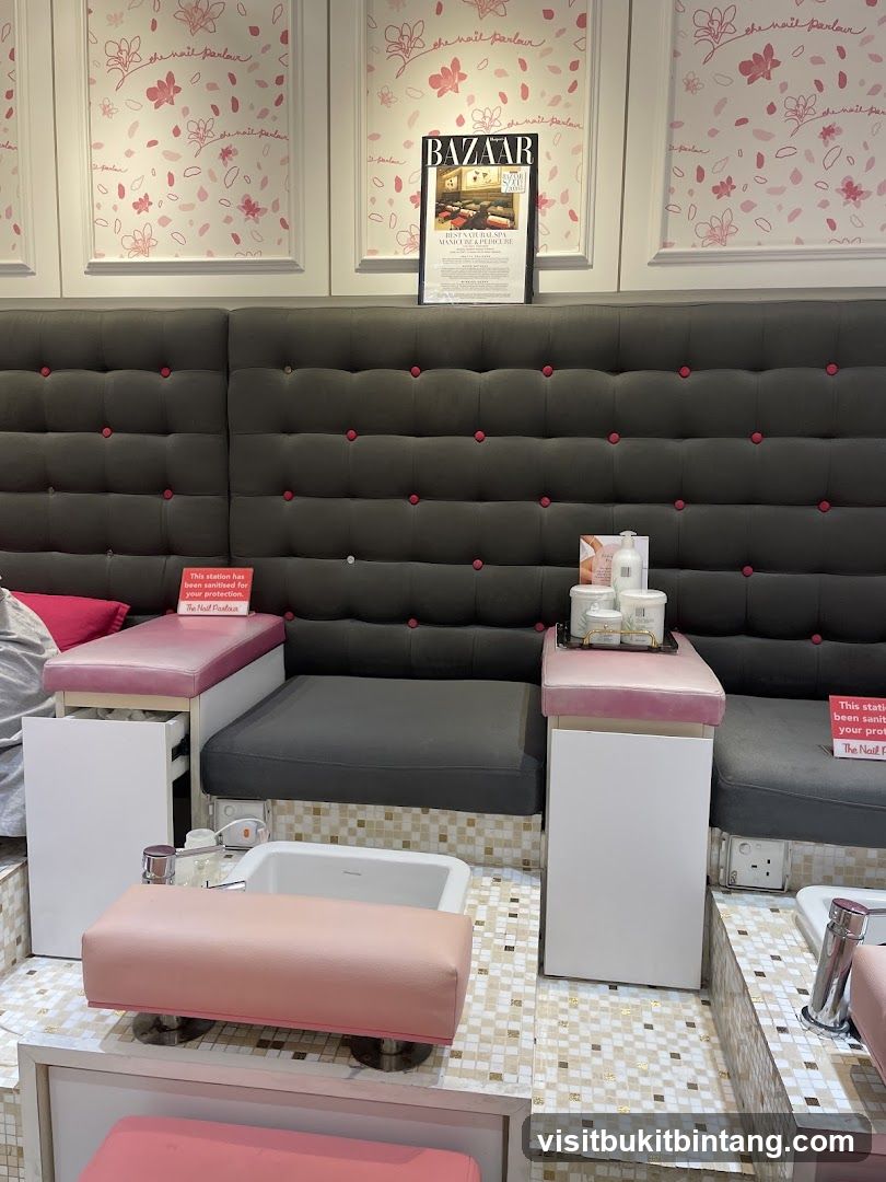 Nail Salon Pedicure Station