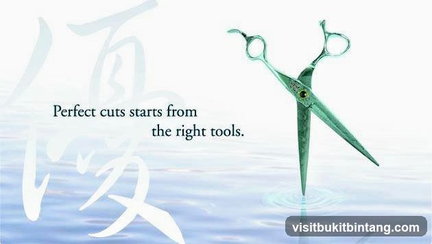 Scissors and quote