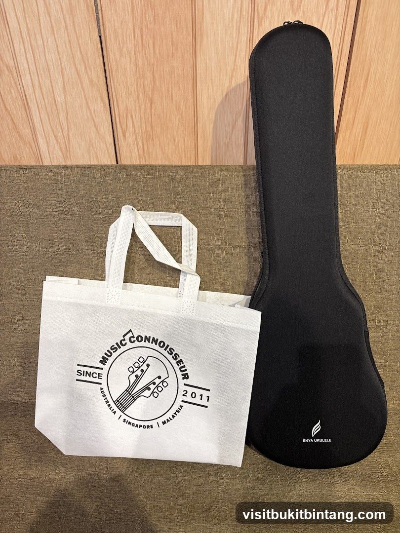 Music Connoisseur Tote Bag and Ukulele Case