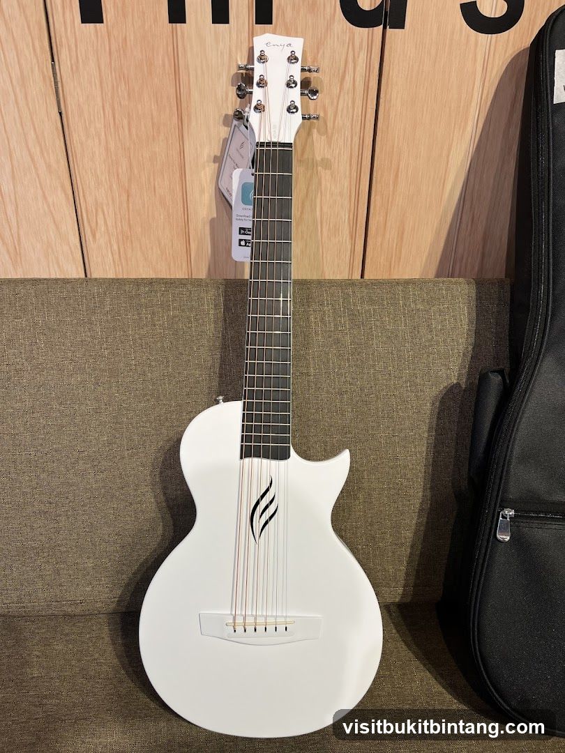 White Acoustic Guitar
