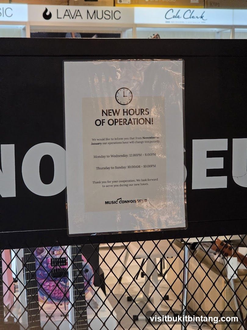 New Hours of Operation Sign