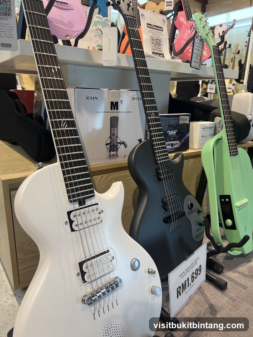 Guitars on Display