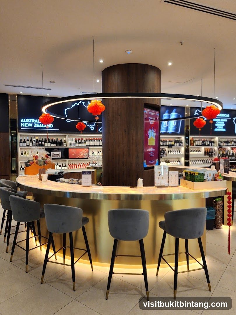 Bar Area with Wine Displays