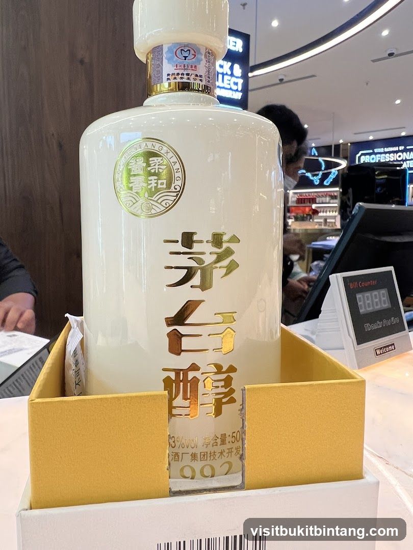 Bottle of Baijiu Liquor