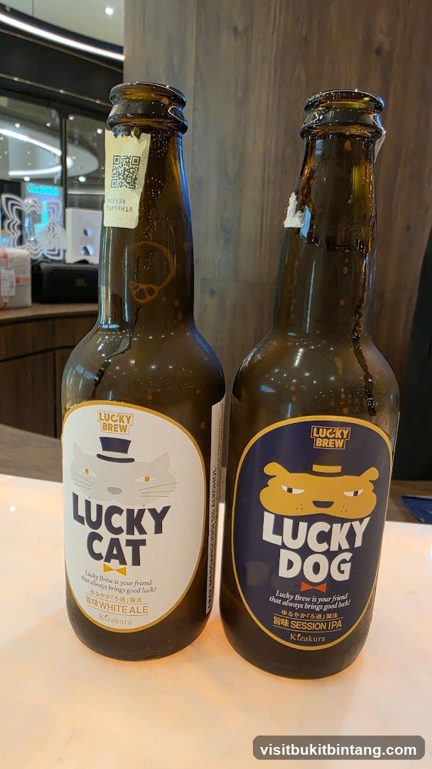 Lucky Brew Beer Bottles