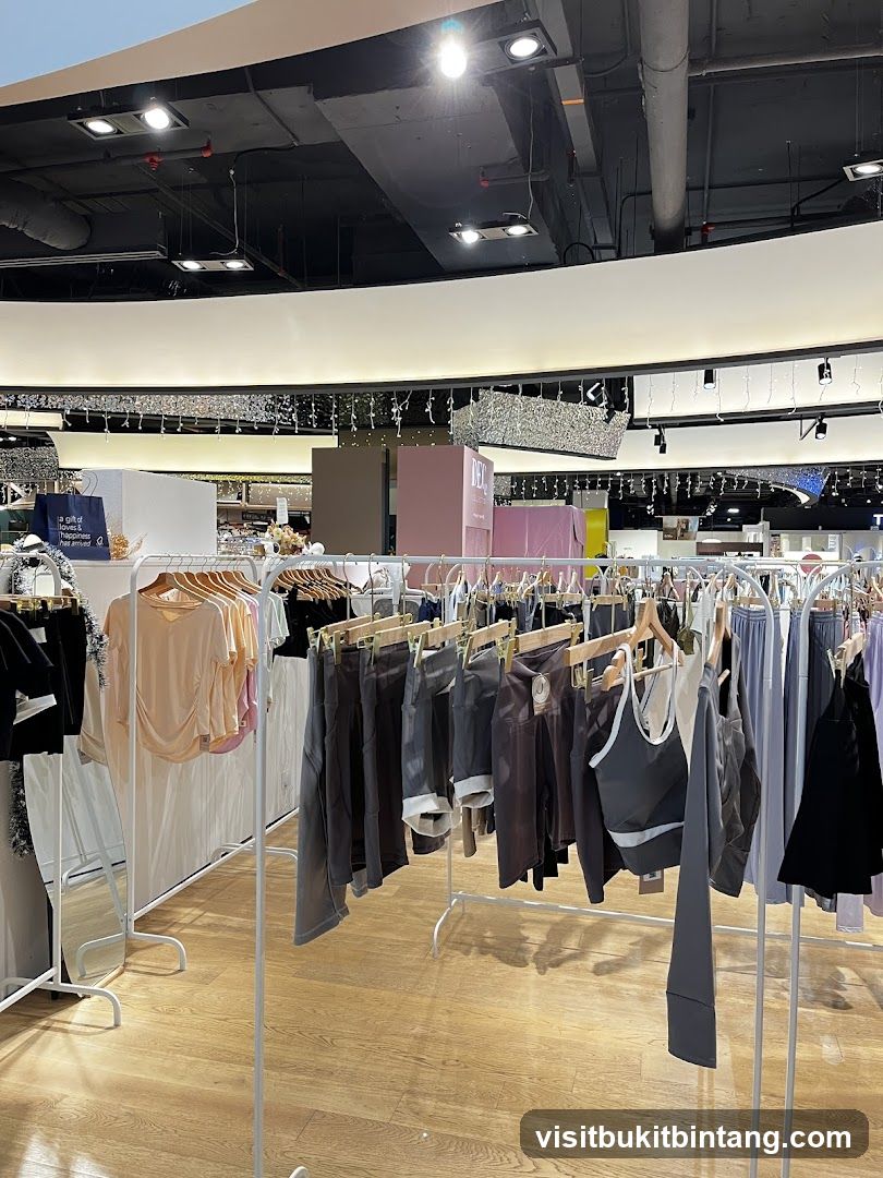Athletic Apparel Display