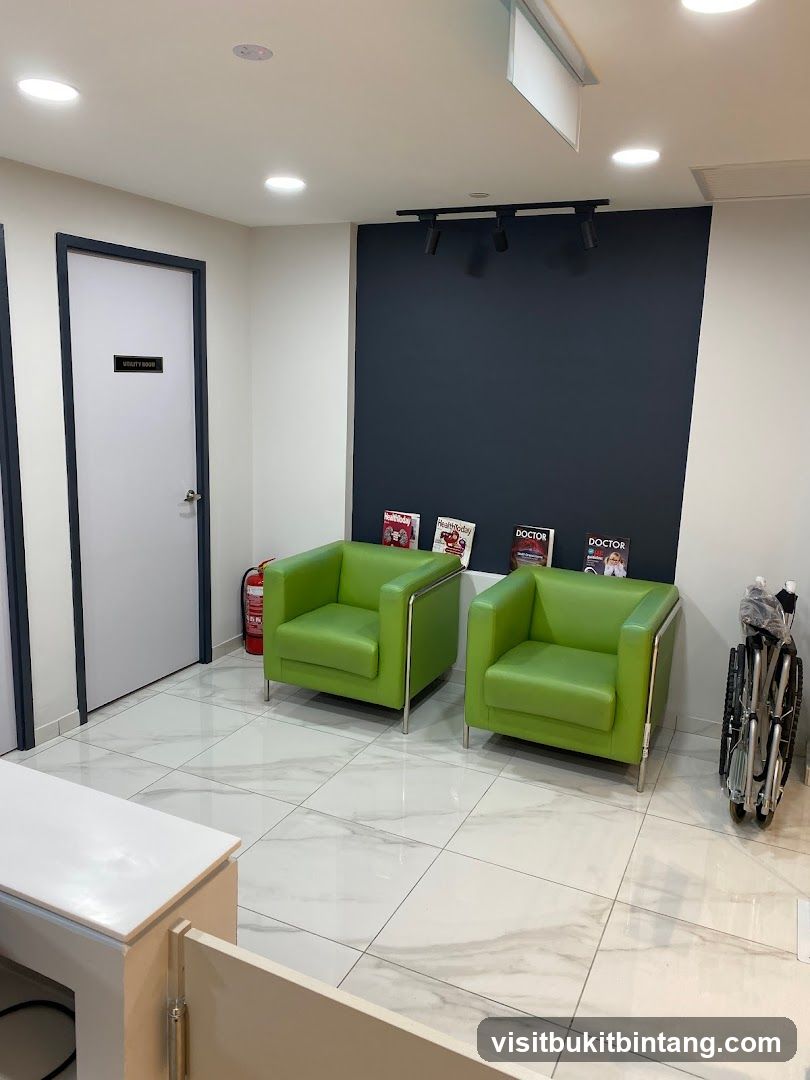 Waiting Area with Chairs and Magazines
