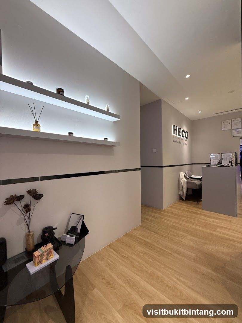HECO Aesthetics Centre Reception Area