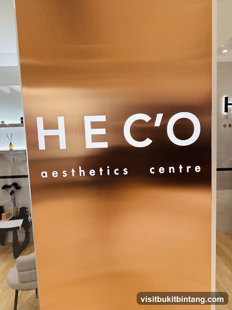 HECO Aesthetics Centre Sign