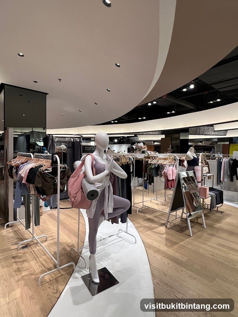 Mannequin in Yoga Pose with Athletic Wear