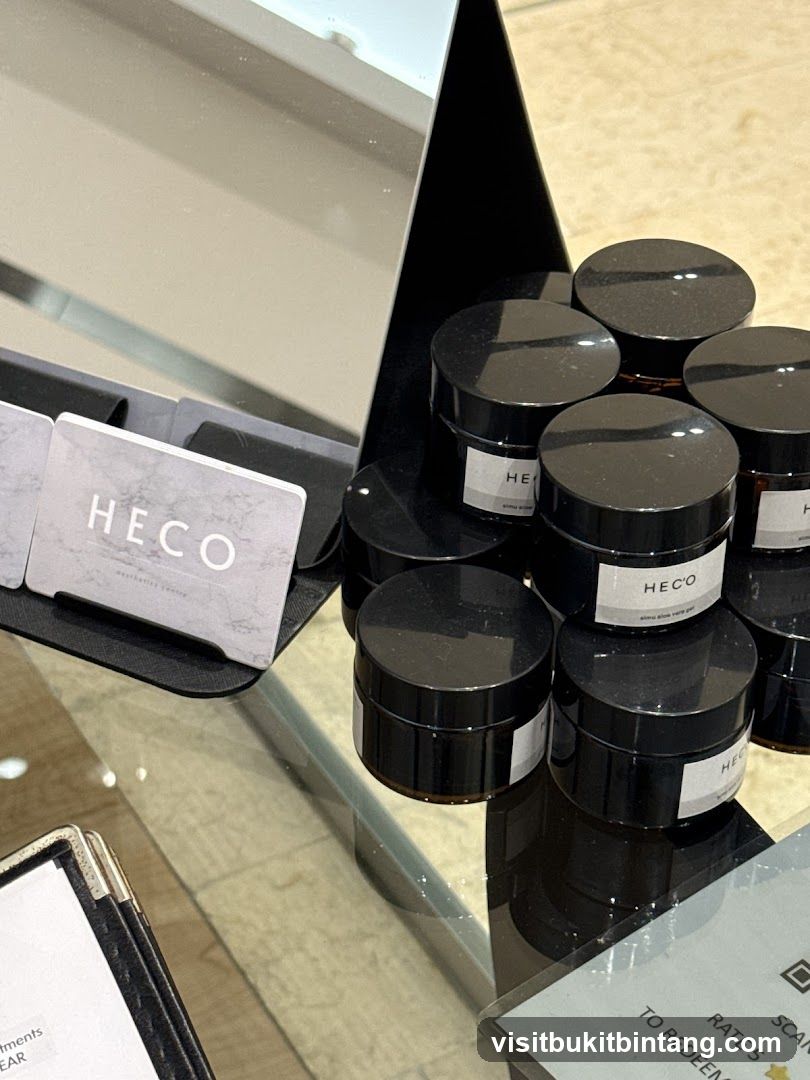 Skincare Products Display