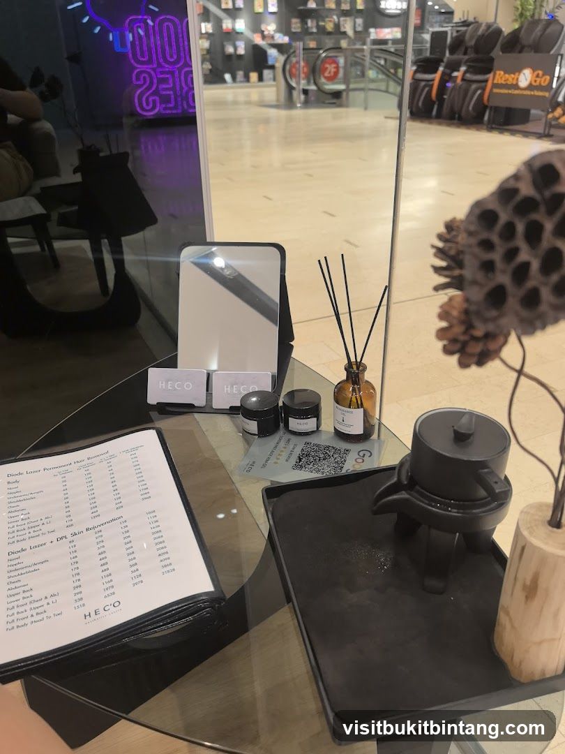 HECO Menu and Decor