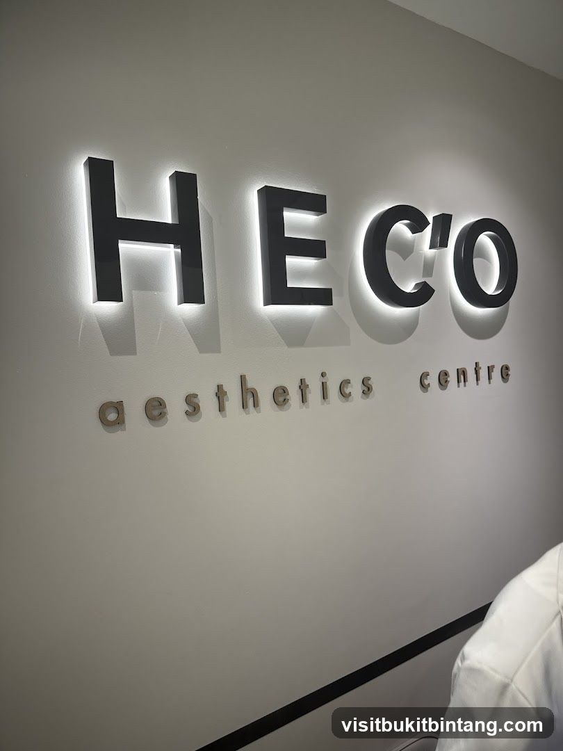 HECO Aesthetics Centre Signage