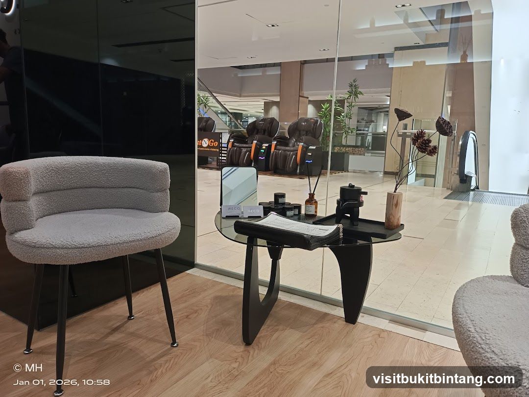 Massage Chairs and Waiting Area