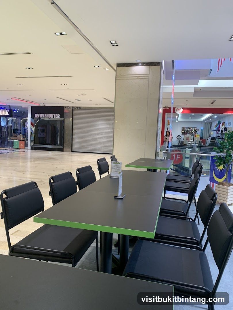Dining Area in a Mall