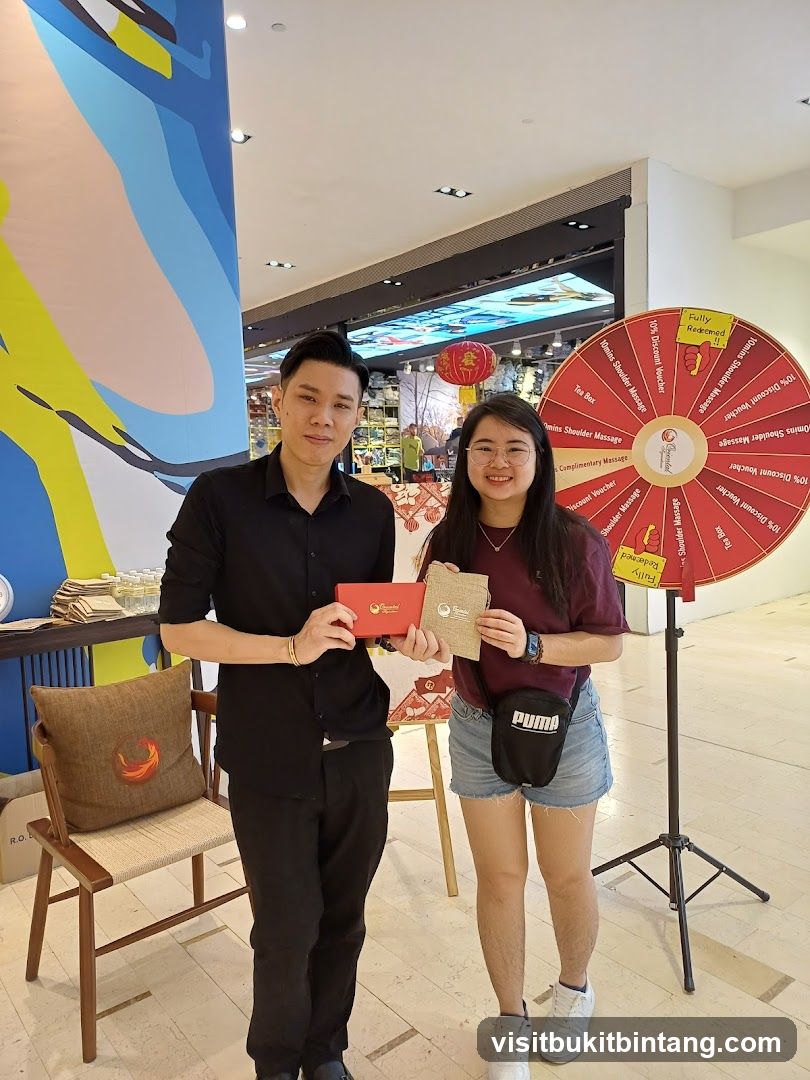 Promotional Wheel and Staff