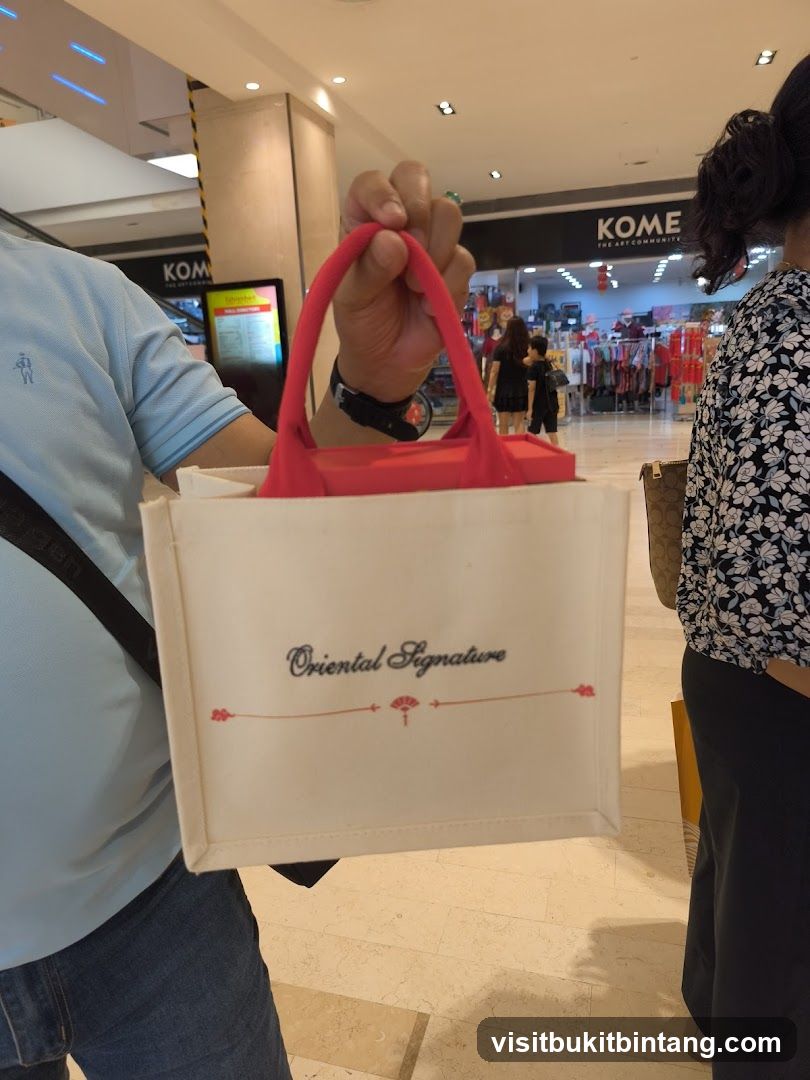 Person holding a tote bag