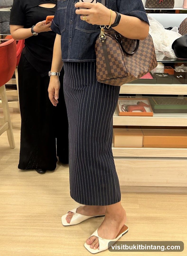 Two women in a store