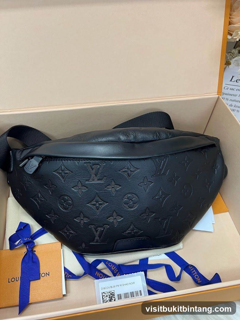 Black Louis Vuitton Bum Bag