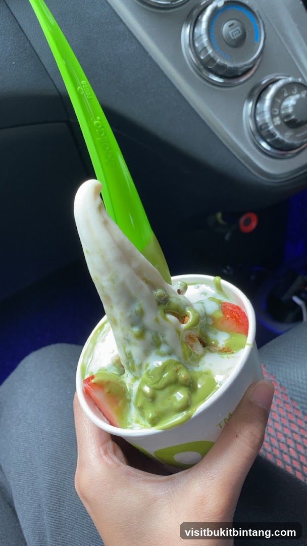 Frozen Yogurt with Toppings