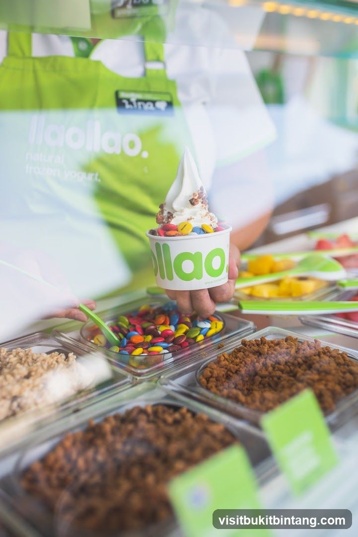 Frozen Yogurt with Toppings