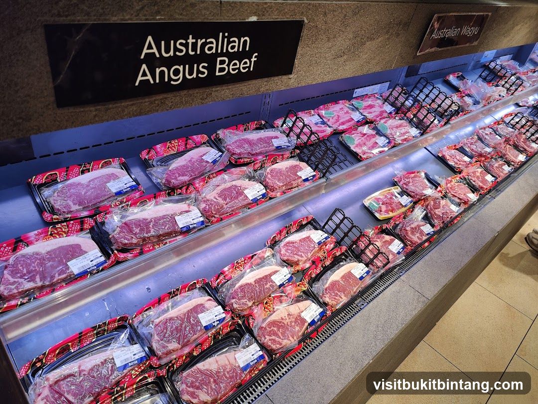 Australian Angus Beef and Wagyu Display