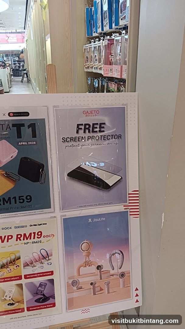Promotional posters for electronic accessories