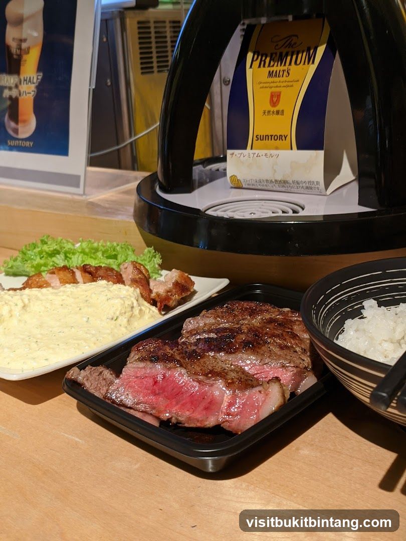 Steak and Rice Meal