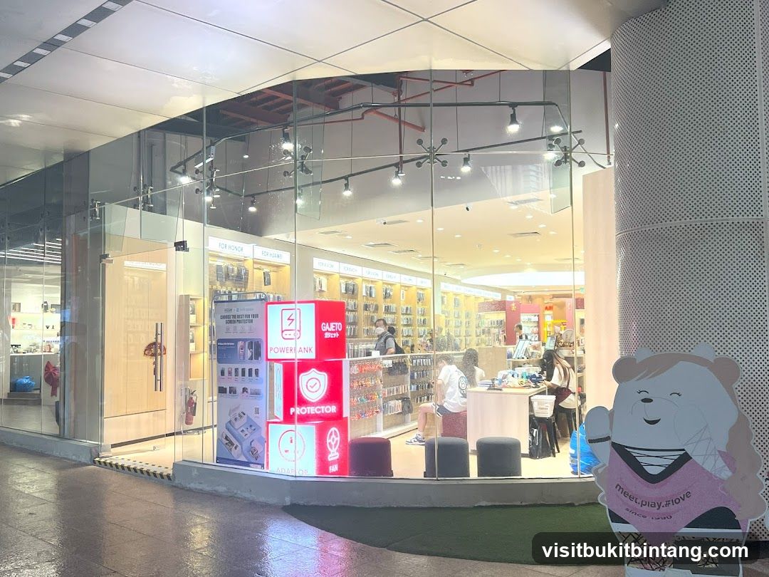 Electronics Storefront with Product Displays