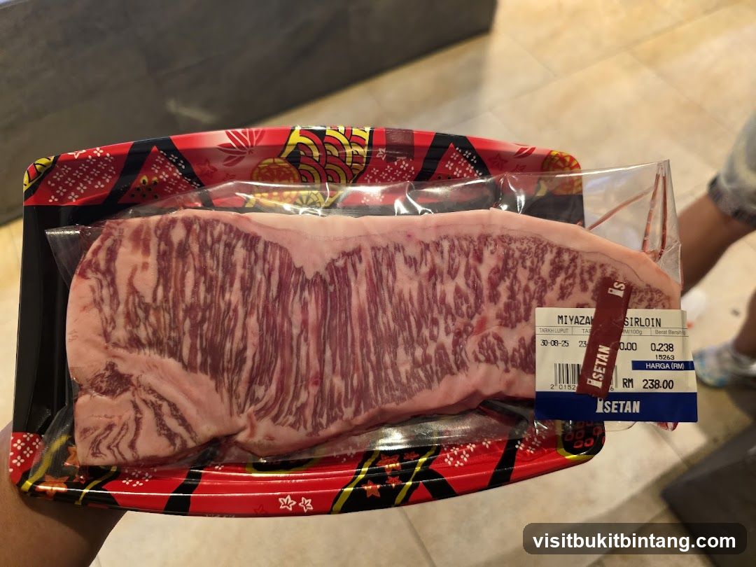 Packaged Wagyu Sirloin Steak
