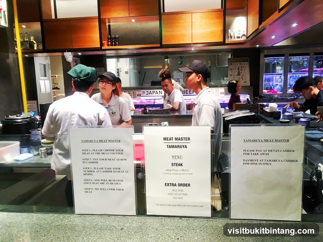 TAMARUYA MEAT MASTER MENU