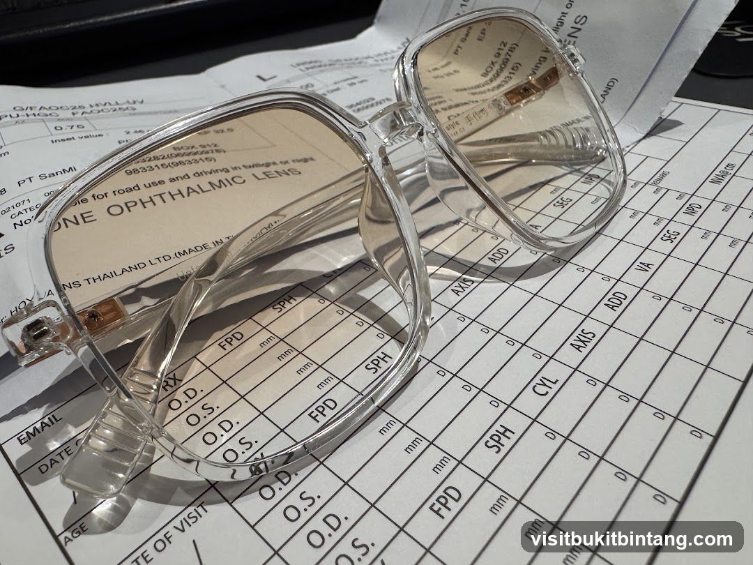 Eyeglasses and Prescription Form
