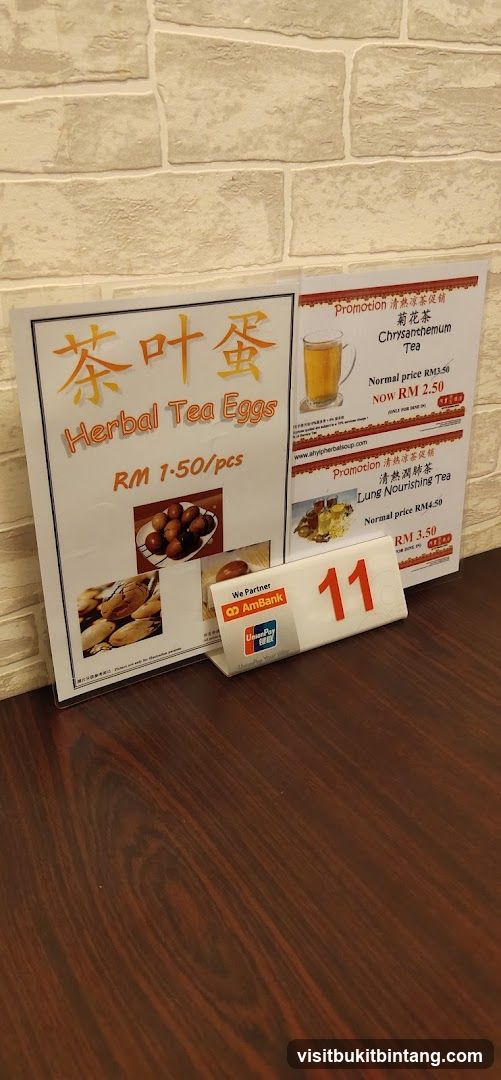 Herbal Tea Eggs and Drinks Promotion