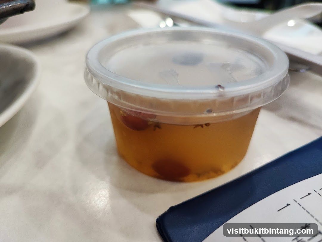 Dessert in a plastic container