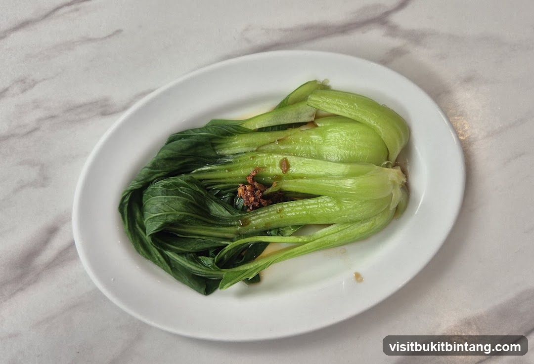 Steamed Bok Choy