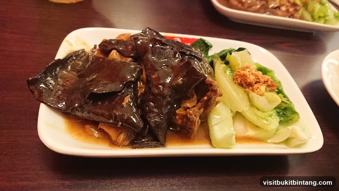 Braised Eggplant with Greens