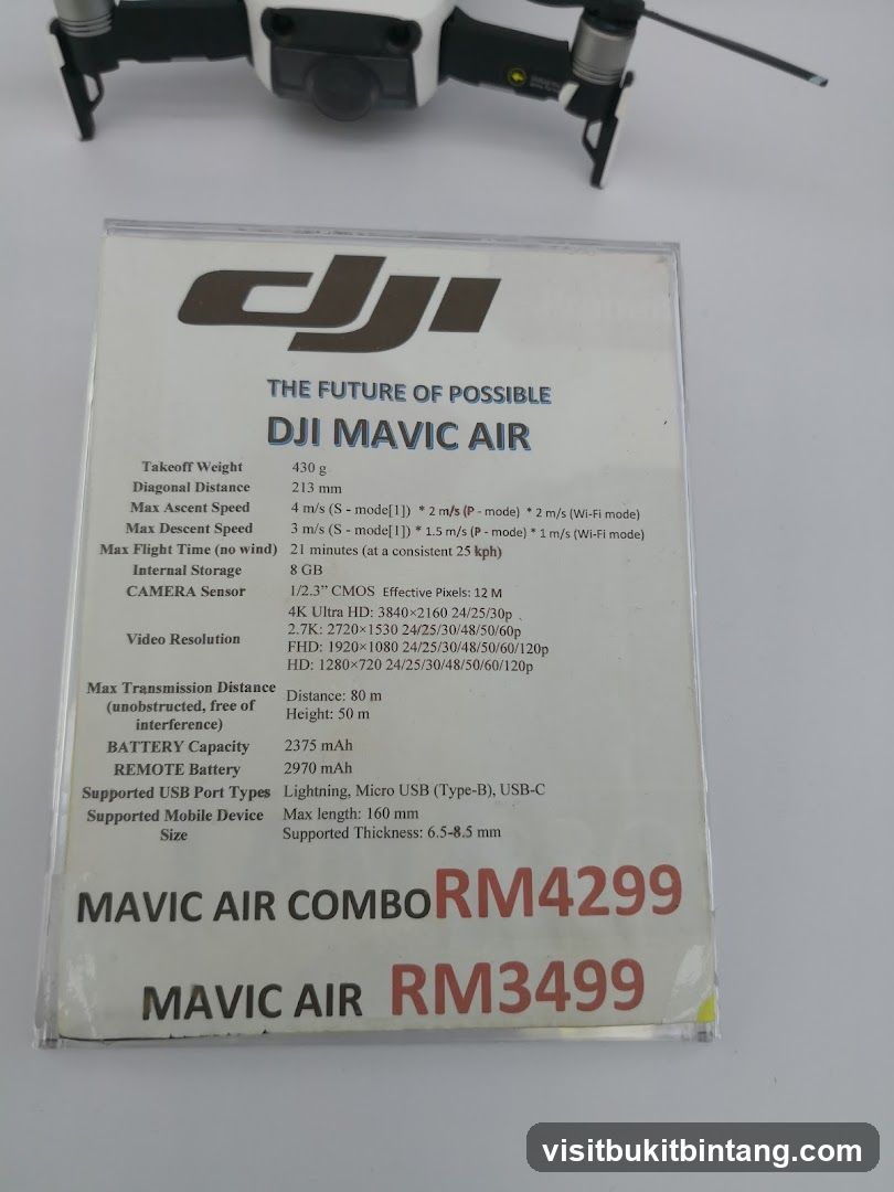 DJI Mavic Air Product Information