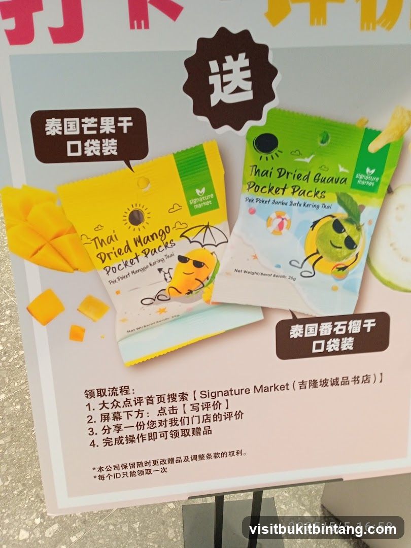Thai Dried Fruit Pocket Packs Promotion