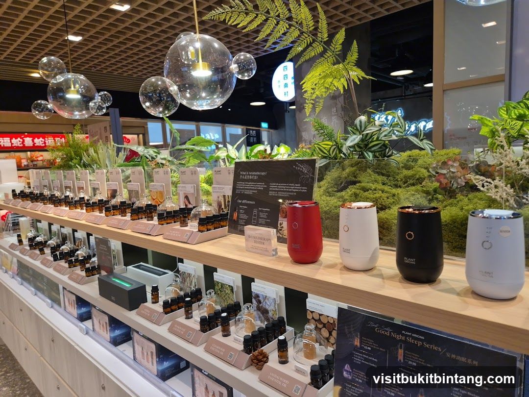 Essential Oils and Diffusers Display