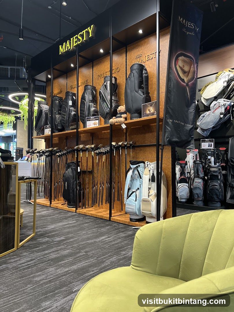 Majesty Golf Store Interior