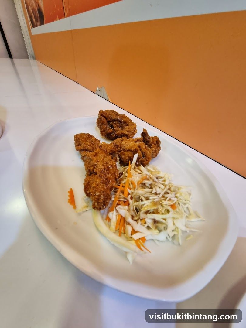 Fried Chicken with Coleslaw
