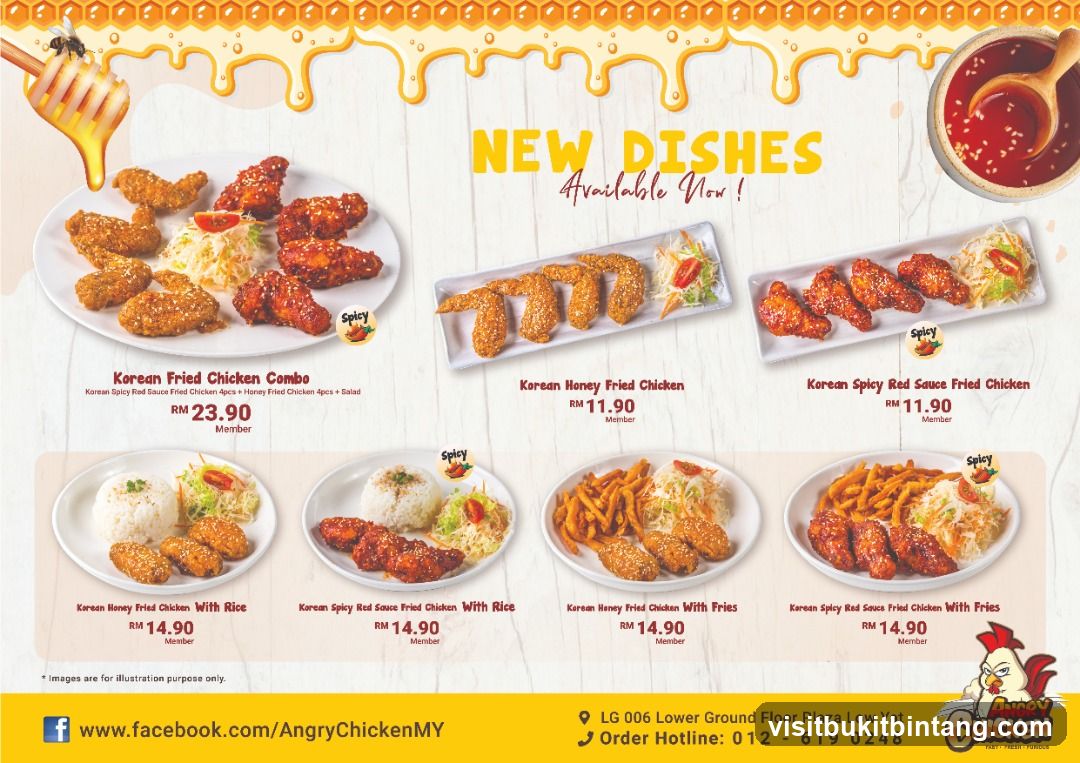 New Dishes Menu