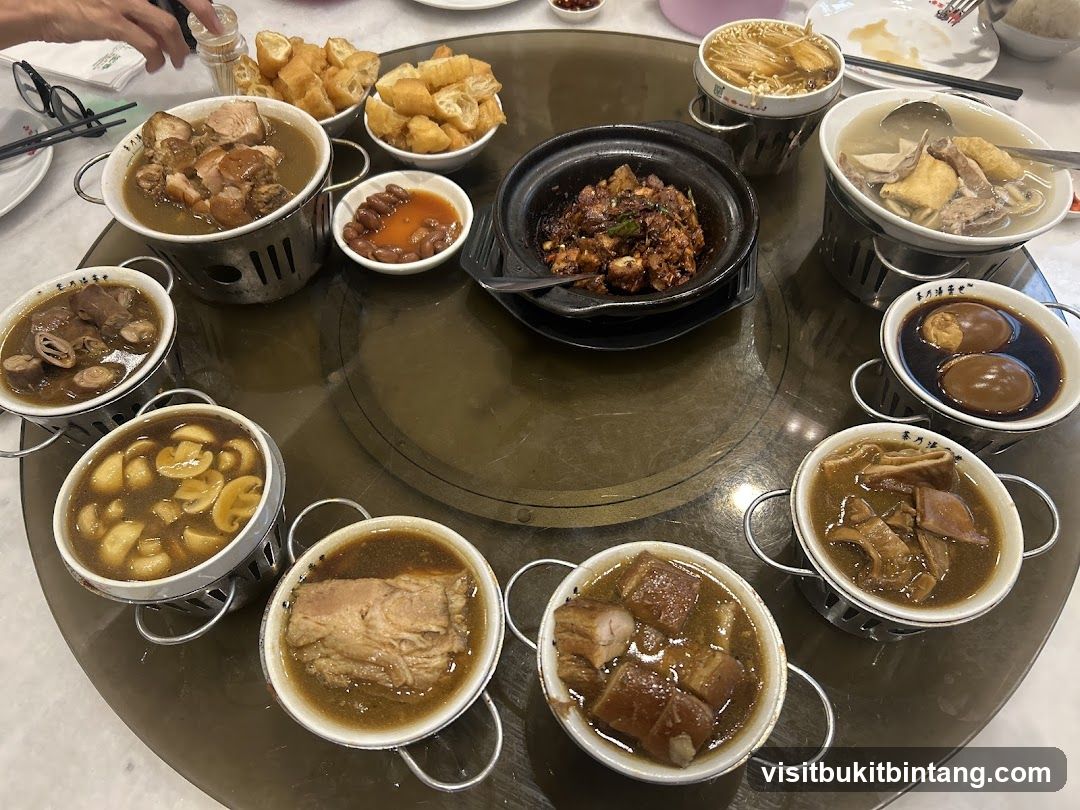 Table Full of Stewed Dishes