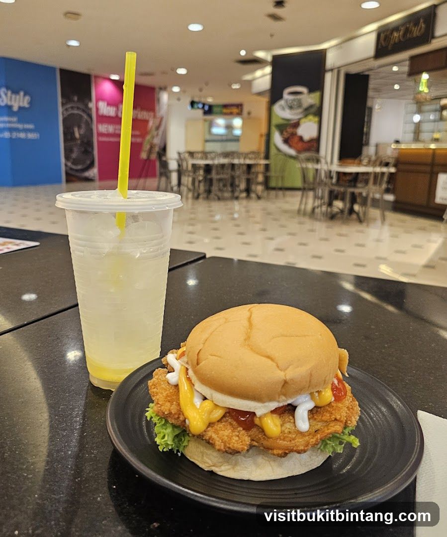 Burger and Drink
