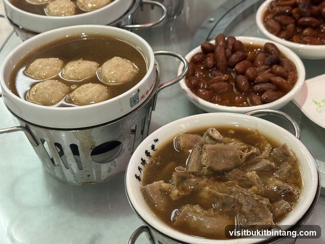 Bowls of Stewed Dishes