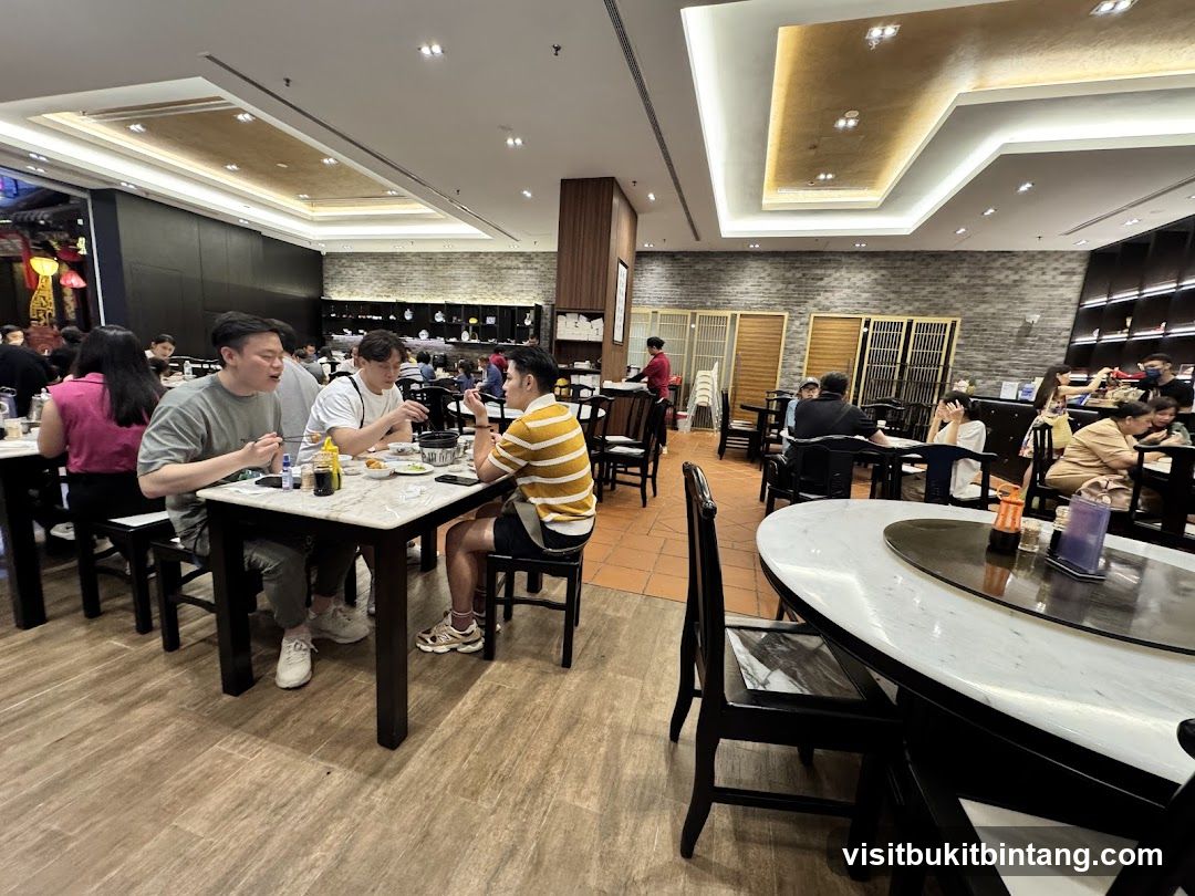 Restaurant Interior with Diners